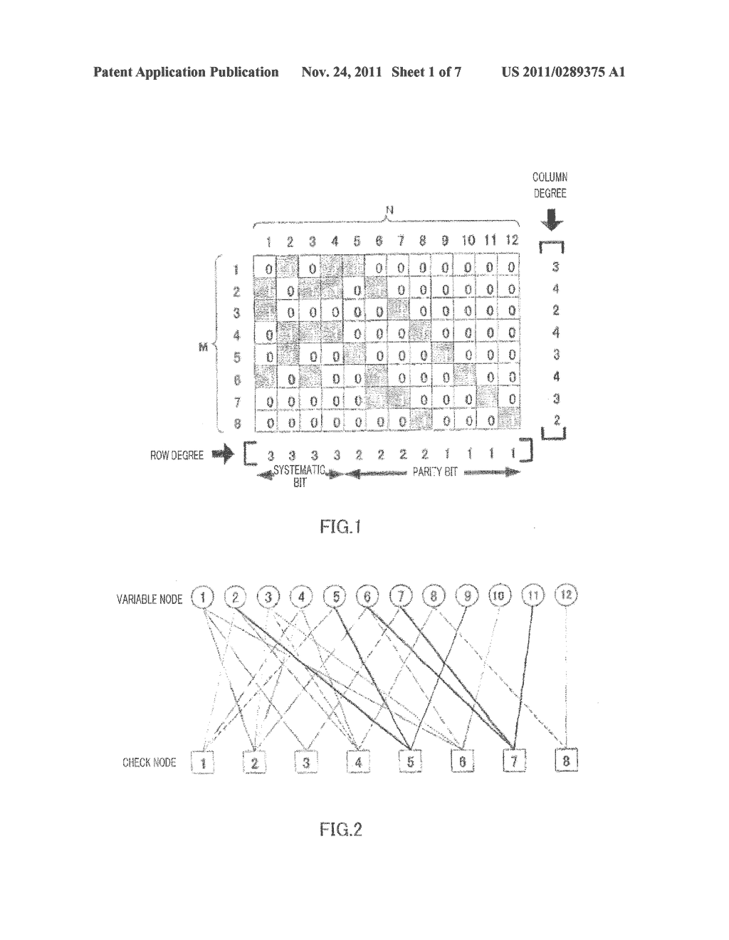 METHOD FOR CONSTRUCTING AN LDPC CODE, TRANSMITTER, AND RECEIVER - diagram, schematic, and image 02