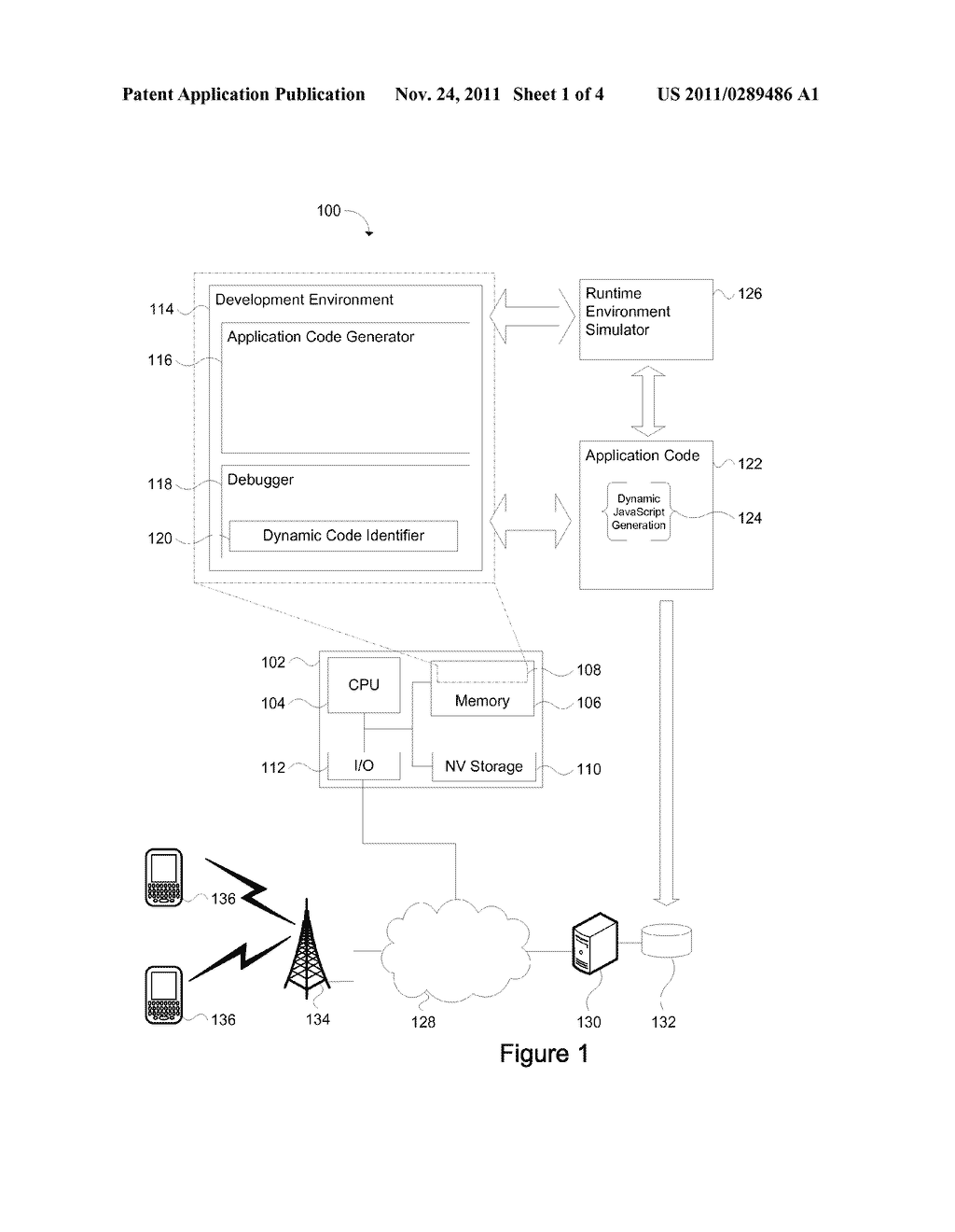 System and Method for Debugging Dynamically Generated Code of an     Application - diagram, schematic, and image 02