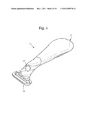 Fluid Dispensing Hair Removal Device diagram and image