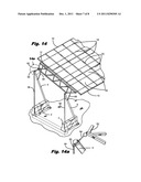 Cabled matrix for cantilevered photovoltaic solar panel arrays, apparatus     and deployment systems diagram and image