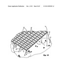 Cabled matrix for cantilevered photovoltaic solar panel arrays, apparatus     and deployment systems diagram and image