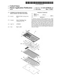 MEMBRANE KEYBOARD WITH PARTS BEING FIXEDLY SECURED TOGETHER diagram and image