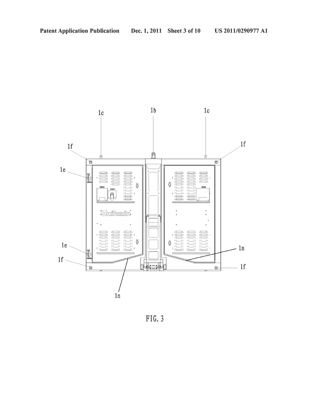 LED panel holder - diagram, schematic, and image 04