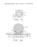 Reliable metal bumps on top of I/O pads after removal of test probe marks diagram and image