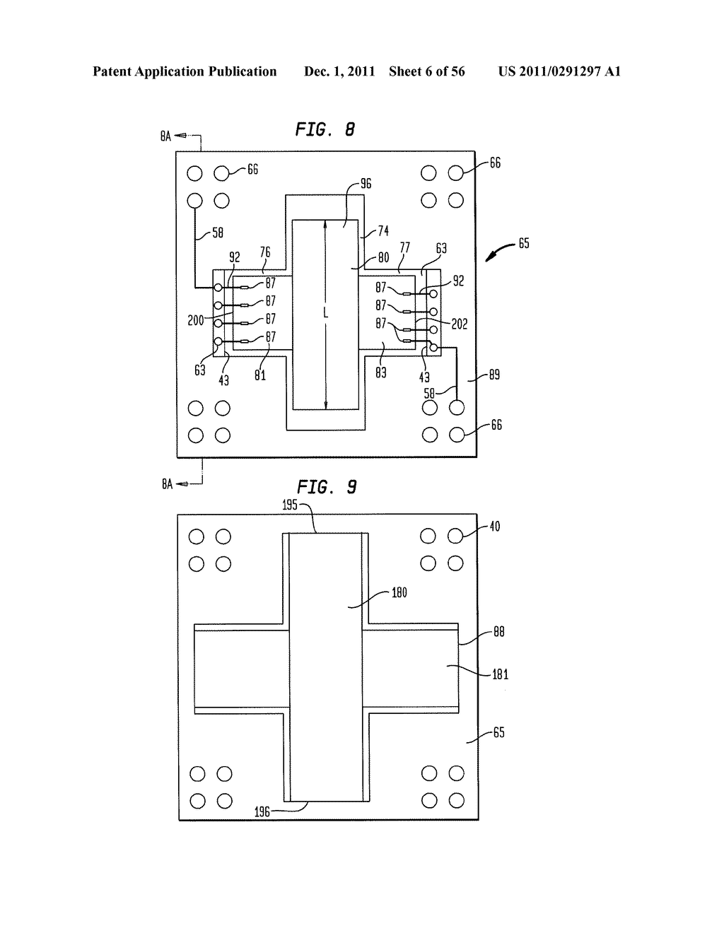 MICROELECTRONIC PACKAGES HAVING CAVITIES FOR RECEIVING MICROELECTRONIC     ELEMENTS - diagram, schematic, and image 07