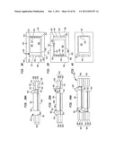 MICROELECTRONIC PACKAGES HAVING CAVITIES FOR RECEIVING MICROELECTRONIC     ELEMENTS diagram and image