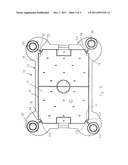 Pneumatic soccer game diagram and image