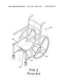 FOLDABLE WHEELCHAIR diagram and image