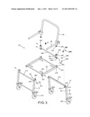 FOLDABLE WHEELCHAIR diagram and image