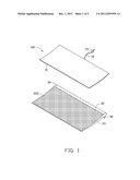 TOUCH-TYPE TRANSPARENT KEYBOARD diagram and image