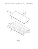 TOUCH-TYPE TRANSPARENT KEYBOARD diagram and image