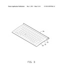 TOUCH-TYPE TRANSPARENT KEYBOARD diagram and image