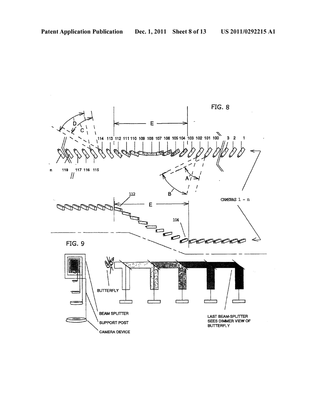 ARRAY-CAMERA MOTION PICTURE DEVICE, AND METHODS TO PRODUCE NEW VISUAL AND     AURAL EFFECTS - diagram, schematic, and image 09