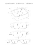 ELASTIC CONSTRAINT SYSTEM FOR EYEGLASSES ASSEMBLY AND EYEGLASSES OBTAINED     BY SUCH SYSTEM diagram and image