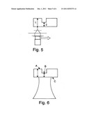 System for directly measuring the depth of a high aspect ratio etched     feature on a wafer diagram and image