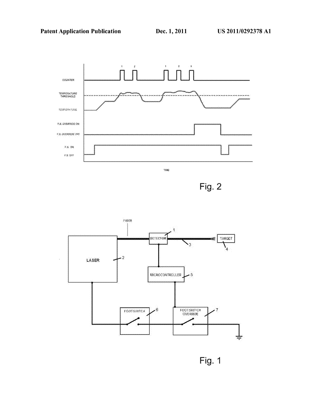 METHOD AND APPARATUS FOR USING OPTICAL FEEDBACK TO DETECT FIBER BREAKDOWN     DURING SURGICAL LASER PROCEDURES - diagram, schematic, and image 02