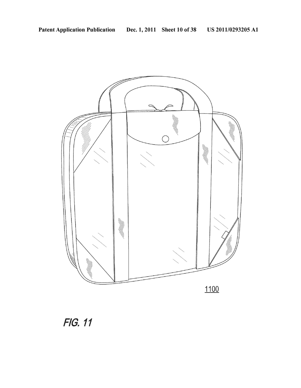 CONSUMER TEXTILE SOFT GOODS PRODUCT FOR RETAIL SALE INCORPORATING     VACUUM-SEALABLE BAG REUSABLE BY CONSUMERS - diagram, schematic, and image 11