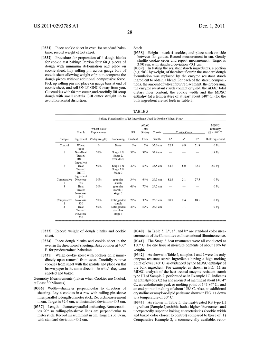 Process for Making Enzyme-Resistant Starch for Reduced-Calorie Flour     Replacer - diagram, schematic, and image 47