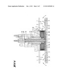 MOCVD REACTOR HAVING CYLINDRICAL GAS INLET ELEMENT diagram and image