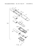 CABLE CONNECTOR ASSEMBLY WITH LATCH MECHANISM diagram and image