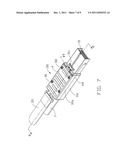 CABLE CONNECTOR ASSEMBLY WITH LATCH MECHANISM diagram and image