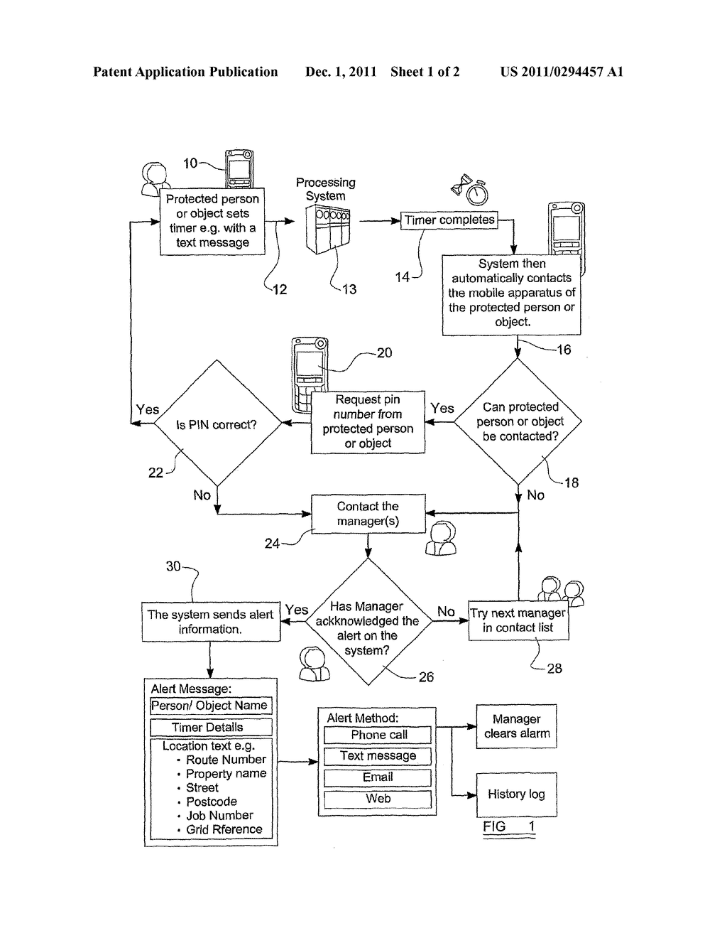 Status monitoring method and system - diagram, schematic, and image 02
