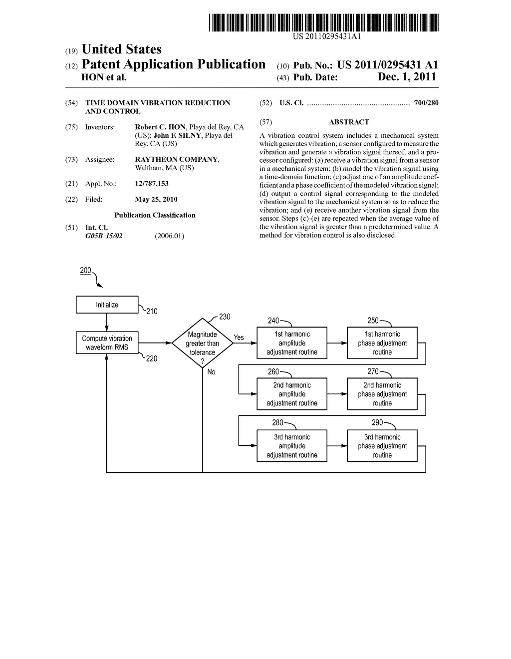 TIME DOMAIN VIBRATION REDUCTION AND CONTROL - diagram, schematic, and image 01