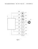 SYSTEM FOR CONTROLLING A VEHICLE WITH DETERMINATION OF ITS INSTANTANEOUS     SPEED RELATIVE TO THE GROUND diagram and image