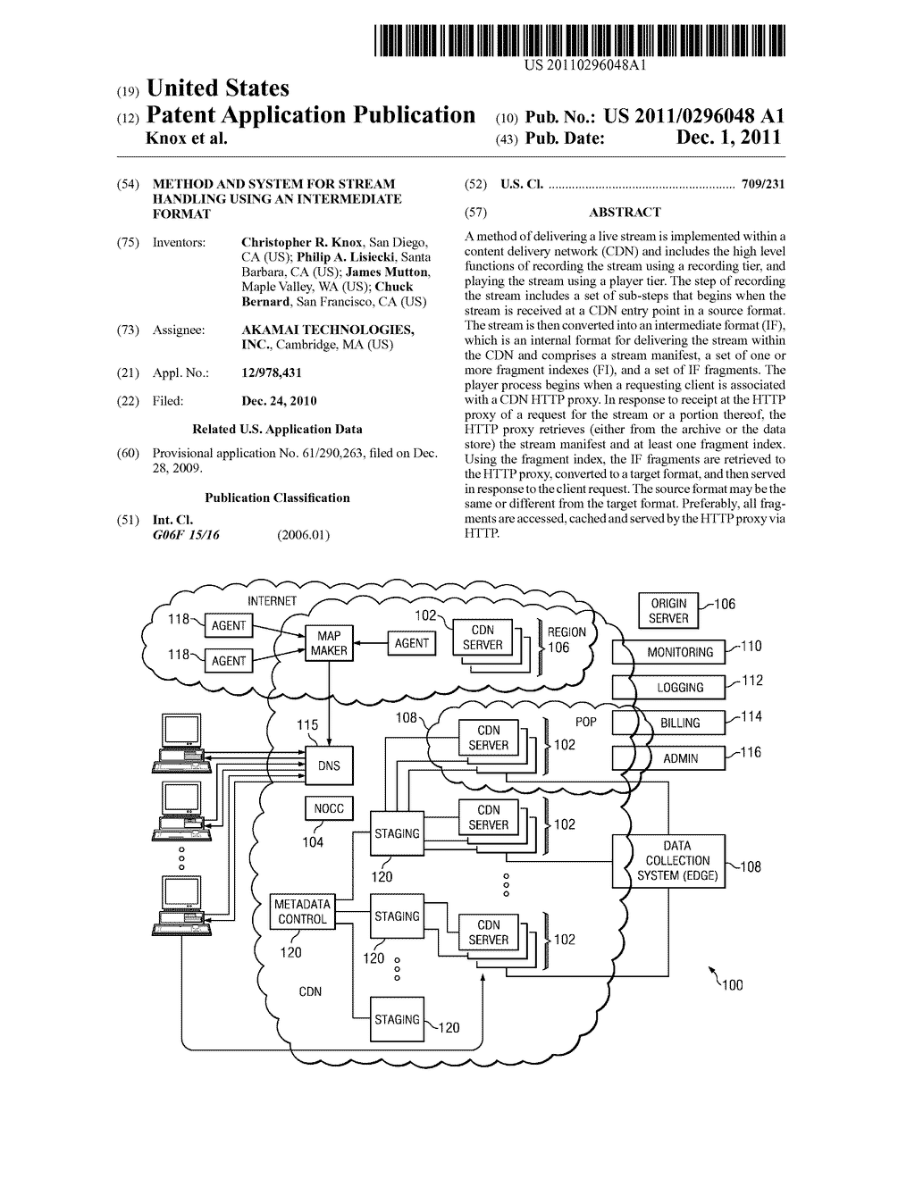 Method and system for stream handling using an intermediate format - diagram, schematic, and image 01