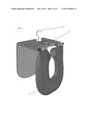 FOLDING HEADREST DEVICE FOR MASSAGE diagram and image