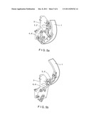 DEVICE FOR PIVOTING A FRONT HATCH AS WELL AS A FRONT HATCH MODULE diagram and image