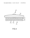 UNDERCOAT RAKE FOR GROOMING A FURRED ANIMAL diagram and image