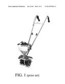 CONVERTIBLE WEEDLESS ROTARY HOE AND TILLER AND METHODS OF USE diagram and image
