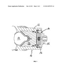 Device for pressing on a gear rack diagram and image