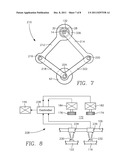 Homing device for magnetron rotating on two arms diagram and image