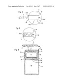 STOPPER FOR CLOSING A DISPENSING OPENING OF A  CONTAINER diagram and image