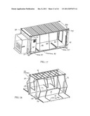 COMPACT EXTENDIBLE HEIGHT CONTAINER AND SHELTER diagram and image