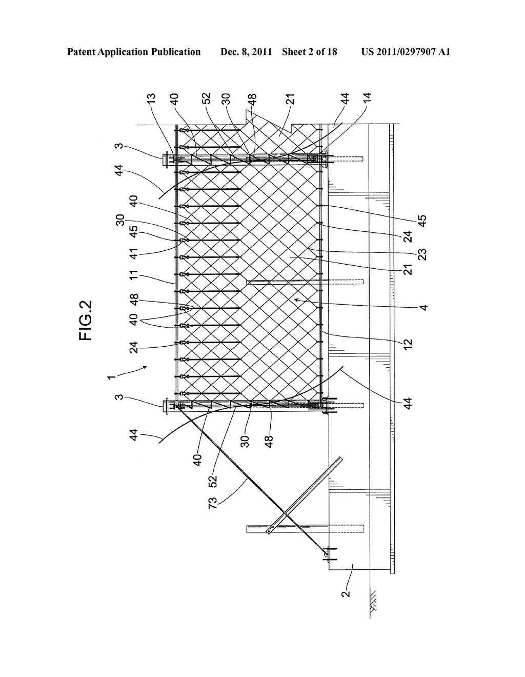 SHOCK-ABSORBING DEVICE FOR NET BODY OF GUARD FENCE - diagram, schematic, and image 03