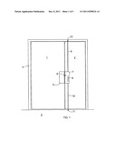 LOCKING SYSTEM OF THE PASSIVE DOOR BLADE OF A DOUBLE DOOR diagram and image