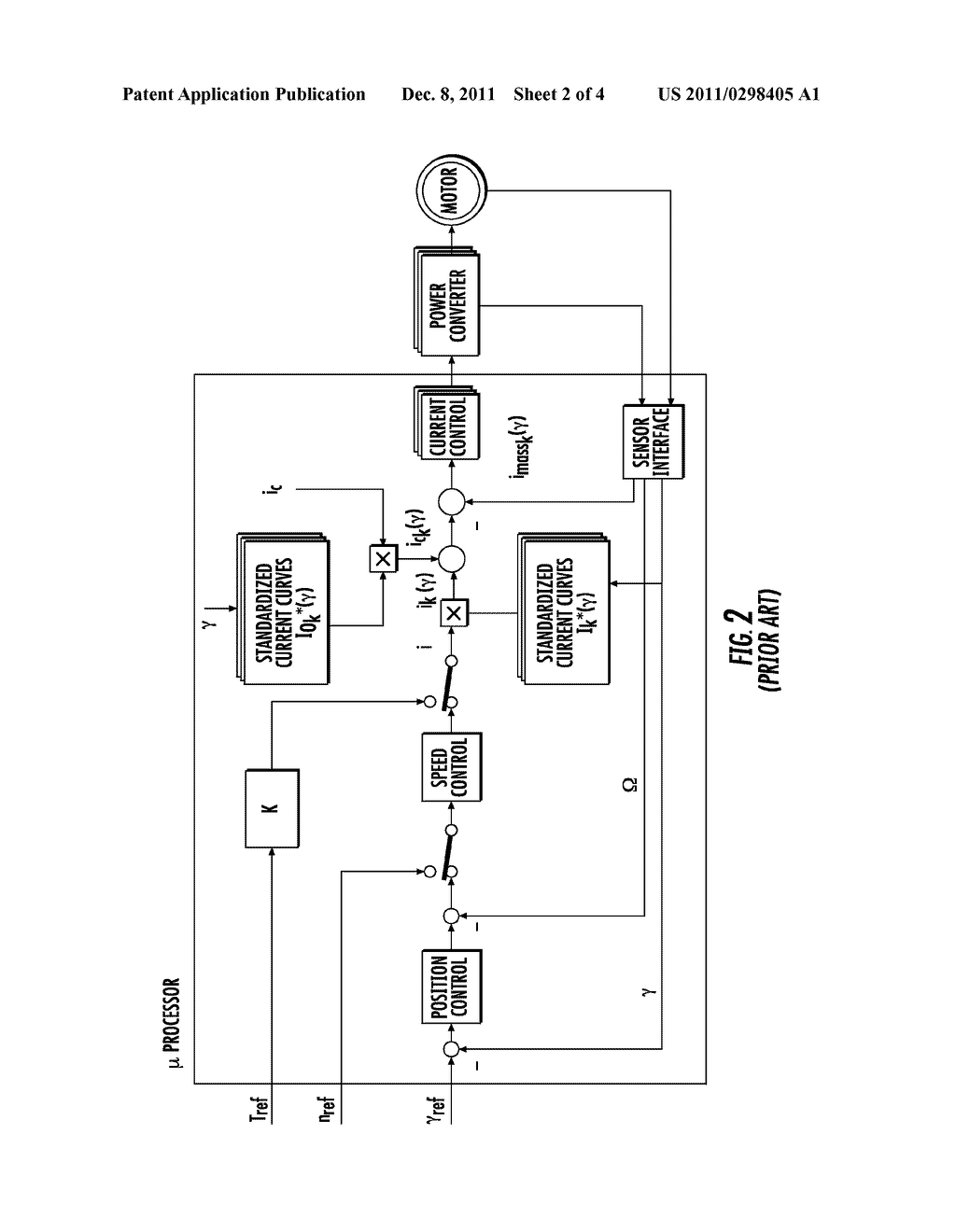 METHOD OF CONTROLLING A THREE-PHASE PERMANENT MAGNET SYNCHRONOUS MOTOR FOR     REDUCING ACOUSTIC NOISE AND RELATIVE CONTROL DEVICE - diagram, schematic, and image 03