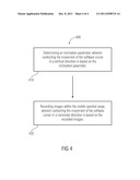 HAND-HELD POINTING DEVICE, SOFTWARE CURSOR CONTROL SYSTEM AND METHOD FOR     CONTROLLING A MOVEMENT OF A SOFTWARE CURSOR diagram and image