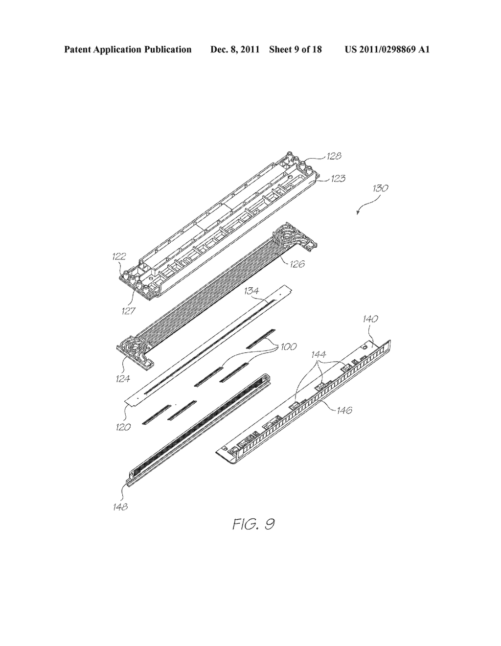 METHOD OF PROVIDING PRINTHEAD ASSEMBLY HAVING COMPLEMENTARY  HYDROPHILIC     AND HYDROPHOBIC SURFACES - diagram, schematic, and image 10