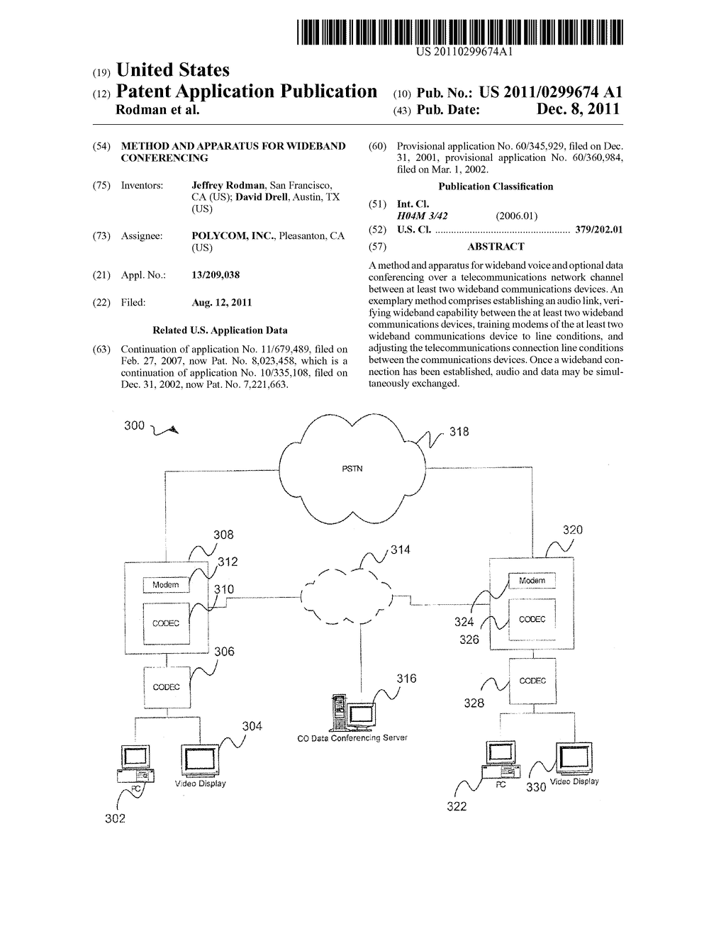 Method and Apparatus for Wideband Conferencing - diagram, schematic, and image 01
