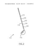 APPARATUS AND METHOD FOR MEASURING GOLF CLUB SHAFT FLEX AND GOLF     SIMULATION SYSTEM INCORPORATING THE SAME diagram and image