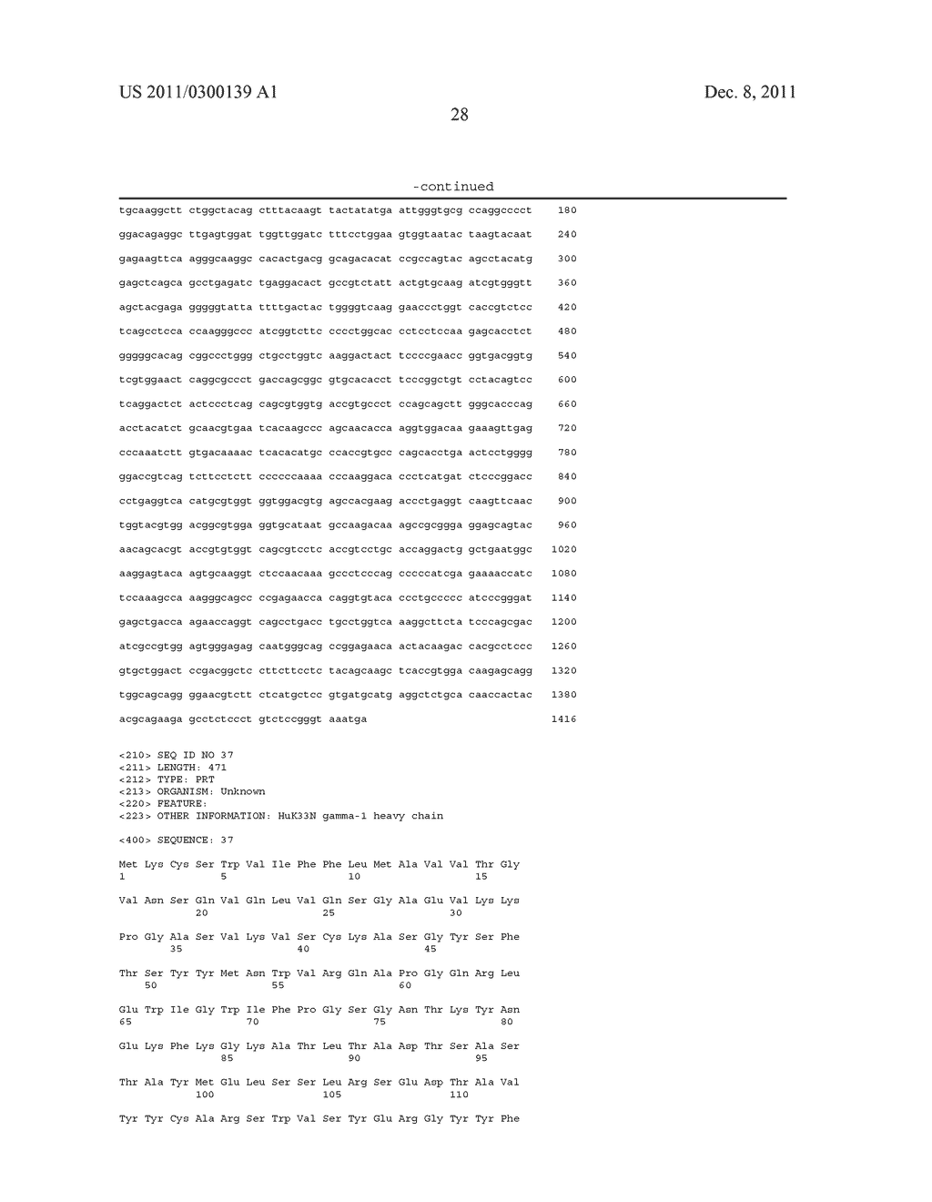 GENERATION, EXPRESSION AND CHARACTERIZATION OF THE HUMANIZED K33N     MONOCLONAL ANTIBODY - diagram, schematic, and image 52