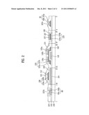 LIQUID CRYSTAL DISPLAY DEVICE HAVING A COMPOSITE DATA LINE WITH A LINE     OPENING EXPOSING THE TOP SURFACE AND SIDEWALLS diagram and image