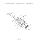 ELECTRICAL CONNECTOR ASSEMBLY WTH LATCH MECHANISM EASILY OPERATED diagram and image