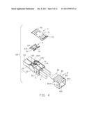 ELECTRICAL CONNECTOR ASSEMBLY WTH LATCH MECHANISM EASILY OPERATED diagram and image