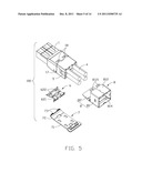 ELECTRICAL CONNECTOR ASSEMBLY WTH LATCH MECHANISM EASILY OPERATED diagram and image