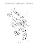 ELECTRICAL CONNECTOR ASSEMBLY WTH LATCH MECHANISM EASILY OPERATED diagram and image